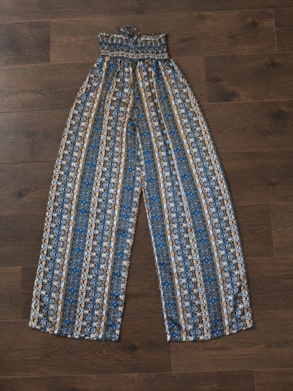 Boho Wide-Leg Pants – Size Large